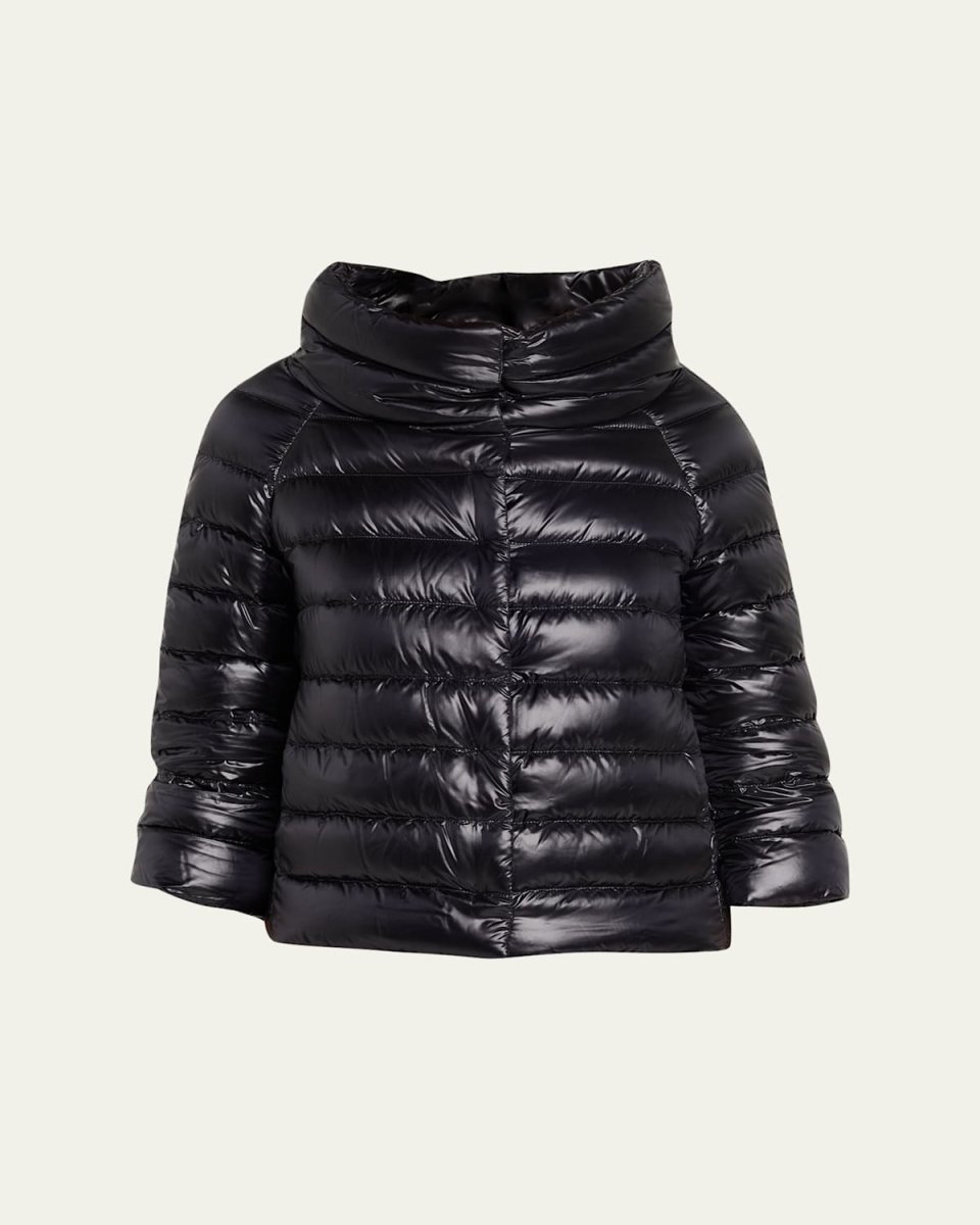 Sofia Ultra-Lightweight Down Bolero Jacket